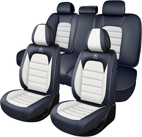 Car Seat Cover Fit for Jeep Grand Cherokee 2000-2025,Compatible Airbag Non-Slip Waterproof Seat Cover,Car Seat Protector Premium Interior (Standard 5 Seats,Classic Black) in Saudi Arabia