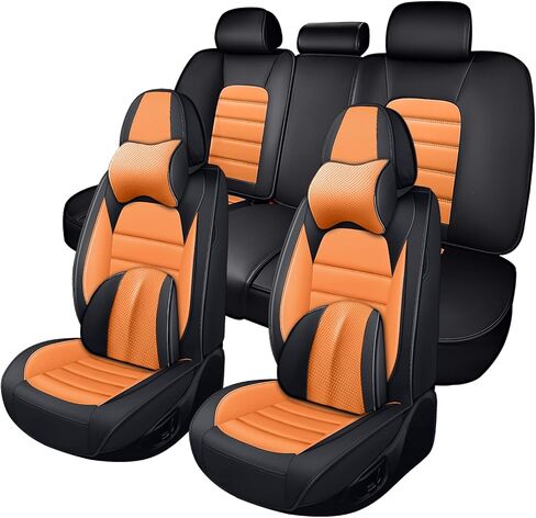 Car Seat Cover Fit for Jeep Grand Cherokee 2000-2025,Compatible Airbag Non-Slip Waterproof Seat Cover,Car Seat Protector Premium Interior (Standard 5 Seats,Classic Black) in Kuwait