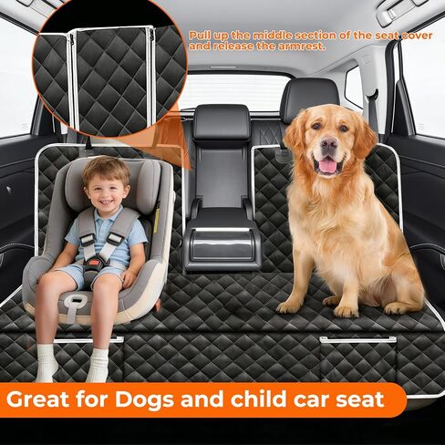 Dog Car Rear Seat Cover for Lexus RX NX TX ES GX is Accessories, Water-Resistant Pet Car Seat Guard Bench Seat Cover, Non-Slip Rear Seat Protection in Saudi Arabia
