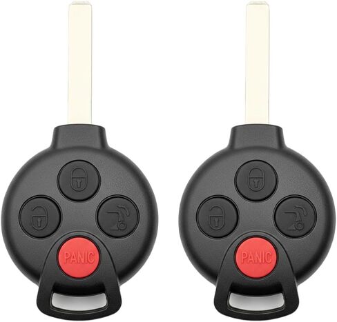 Car Key Fob Keyless Entry Remote 315MHz KR55WK45144 / 267T-5WK45144 for Smart Fortwo 2008-2015 | 4 Buttons in Kuwait