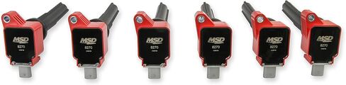 MSD 82706 Ignition Coils, Red, 6-Pack in Kuwait