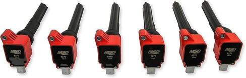 MSD 82706 Ignition Coils, Red, 6-Pack in Kuwait