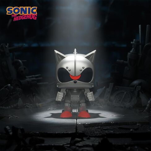 فانكو بوب! الألعاب: Sonic The Hedgehog - Mecha Sonic - شخصية فينيل قابلة للتجميع - فكرة هدية - بضائع رسمية - ألعاب للأطفال والكبار - محبي ألعاب الفيديو - نموذج لهواة الجمع in Kuwait