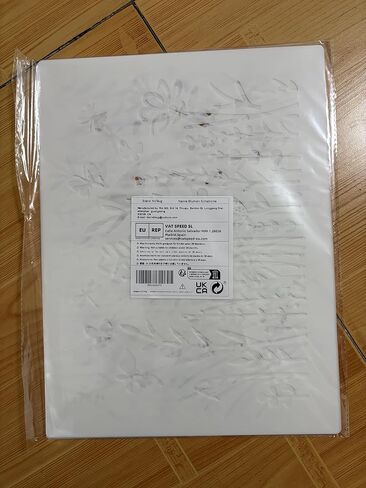 8-Piece Wall Stencil Kit for Painting, Large & Small Reusable Floral Stencils for DIY Furniture, Fabric & Home Décor | Perfect for Crafting, Journaling, Outdoor Mats & Plaster Stencils for Walls in Saudi Arabia