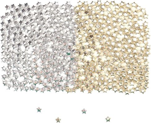 Star Beads Spacer Beads with Large Hole in Silver for Jewelry Making and Charms DIY Craft - 400 Pieces in Saudi Arabia