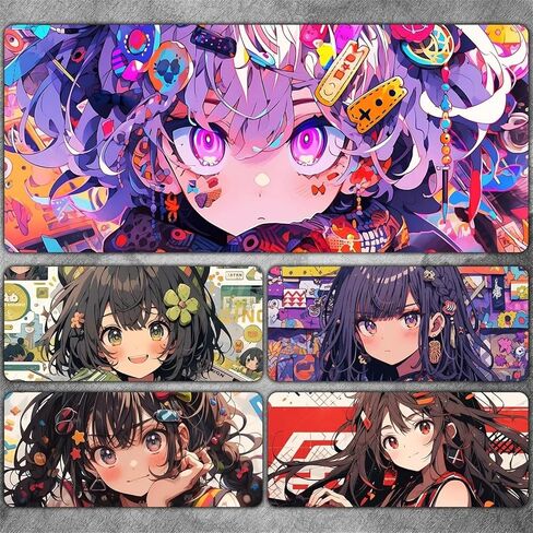 Anime Mouse pad Honkai: Star Rail Acheron Anime Desk Mat Keyboard Mat Large Mouse Pads Rubber Mouse Mats, 400mm*900mm*3mm in Saudi Arabia