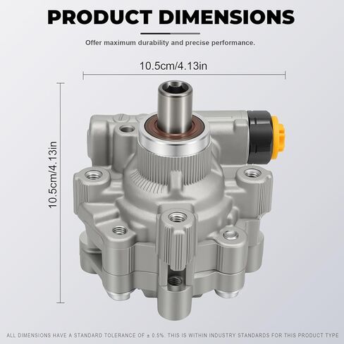 20-3022 مضخة توجيه كهربائية لكامارو 2010-2015 3.6L V6 3564CC 217Cu. في. V6 غاز DOHC 13505832 بدون خزان وبكرة in Kuwait