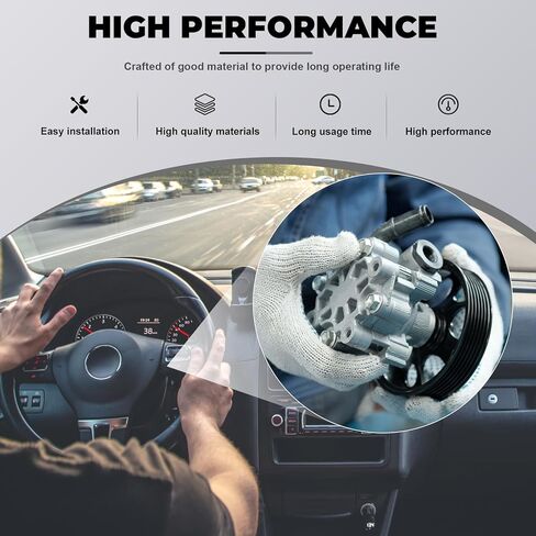 20-3022 مضخة توجيه كهربائية لكامارو 2010-2015 3.6L V6 3564CC 217Cu. في. V6 غاز DOHC 13505832 بدون خزان وبكرة in Kuwait