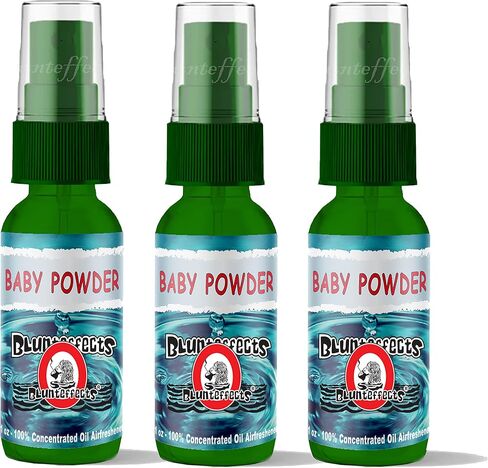 Blunteffects Blunt Effects 100% concentrated Air Freshener Car/Home Oder Neutralizing Spray (3 Pack) [Choose The Scent] (Baby Powder) in Saudi Arabia