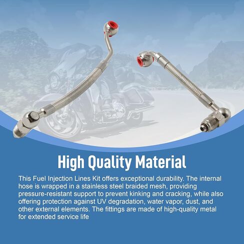 HDFL-005 HDFL005 Fuel Injection Line Fit for Harley-Davidson 1995-1999 Electra Glide, for 1996-1999 Road King 61470-99A Tour Road Glide Ultra Classic EFI FLTRI FLHRI FLHTCI FLHTCUI in Saudi Arabia