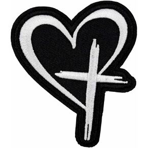 3'' Love Cross Love Jesus Embroidered Iron on Patch for Christian in Kuwait