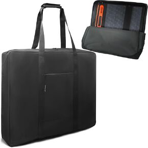 Solar Panel Travel Bag Compatible with 2 Jackery 100W / 200W, Padded Portable Solar Panel Storage Bag Compatible with Jackery SolarSaga 100W 100X 200W (200W | 27.5"×24.5"×6") in Saudi Arabia
