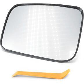 Driver Side Mirror Replacement for Nissan Rogue 2008 2009 2010 2011 2012 2013 2014 2015 for Nissan Rogue Select 2014 2015, Left Side Mirrors Glass w/Backing Plate Heated w/o Auto Dimming in Kuwait