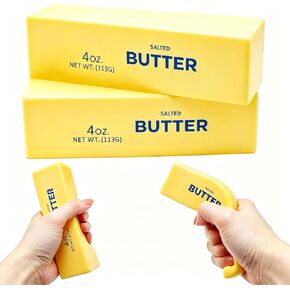2 Pcs Butter Squishy Toys, Slow Rising Squishy Squeeze Toys for Kids, Squishies Butter Stick Stress Fidget Office Desk Toy for Adult Anxiety Relief in Saudi Arabia