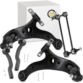 Front Suspension Kit, Lower Control Arm for 2004 2005 2006 2007 Toyota Highlander Solara, for Lexus RX330 RX350 RX400h Ball Joint Stabilizer Sway Bar Link, Replacement K620334 K620333 4pc in Saudi Arabia