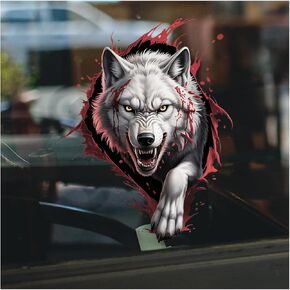 Wolf Claw Decal Fierce Wolf Paw Print Sticker, Waterproof Vinyl for Car, Truck, Laptop, Window, Motorcycle, Animal Lover Gift, Wild Art Decor 7 Inches in Saudi Arabia