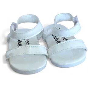 MBD 18 Inch Doll Sandals for Kennedy and Friends Dolls and Other 18 Inch Dolls (White) in Saudi Arabia