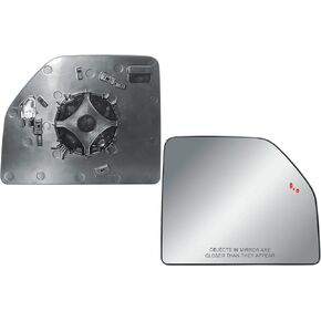 Replacement Driver Left Side Door Towing Mirror Glass Heated with Back Plate for Ford F-150 250 350 450 550 Super Duty 2021-2025 in Kuwait