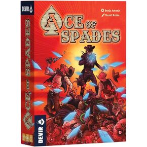 Devir - Ace of Spades Card Game, Solo & Cooperative Poker-Based Strategy Game with Western Horror Theme, Strategy Game, Ages 14+, 1–2 Players, Playtime 40, (English Version) in Saudi Arabia