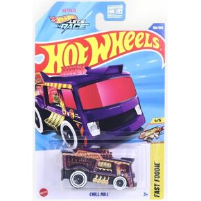 Hot Wheels Chill Mill Treasure Hunt 180/250, Fast Foodie 4/5, Purple Die-Cast Vehicle, Netflix Series in Kuwait