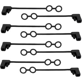 8PCS 2 Pin Plug Replacement Weather Cap, SAE Connector Cover, SAE Adapter Cable Power Solar Automotive Connector Dustproof Cover, Waterproof Car DC Cable Protection Lid Top Cap Fit for Cars in Saudi Arabia