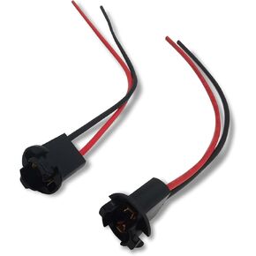 2 PCS T10 Bulb Socket, T10 194 168 W5W Bulbs Pre-Wired Harness Connector, 12V Tail Light Socket Side Marker Light Socket Adapter, for Most Cars Trucks SUVs (Multicolored) in Saudi Arabia