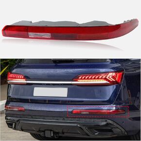 Fit for 2016-2022 Audi Q7 Right Inner Tail Light | LED Passenger Side Rear Brake Lamp Assembly | Replacement 4M0945096A | Clear Red Lens with Bulb | 1-Year Warranty in Saudi Arabia