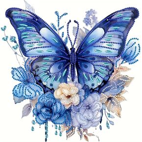 Bloomthread Diamond Painting Arts for Adults - Dragonfly Partial Drill Diamond Art Paintings, DIY Craft Arts for Home Decor and Gifts - 12x12 Inches (Dragonfly) in Saudi Arabia