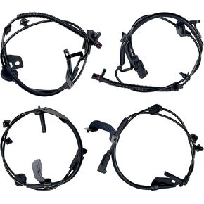 4-Pack ABS Wheel Speed Sensor Set Compatible for Jeep Compass Patriot 2007-2016 Dodge Caliber 2007-2012 Replaces 5105573AA 5105572AA 5105063AA 5105062AA Only fits FWD in Kuwait