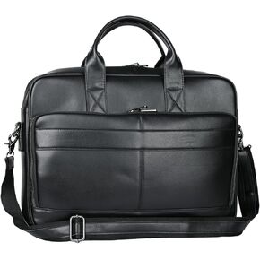 Genuine Crazy Horse Leather Briefcase for Men, 15.6 Inch Vintage Laptop Messenger Bag, Large Capacity Business Shoulder in Saudi Arabia