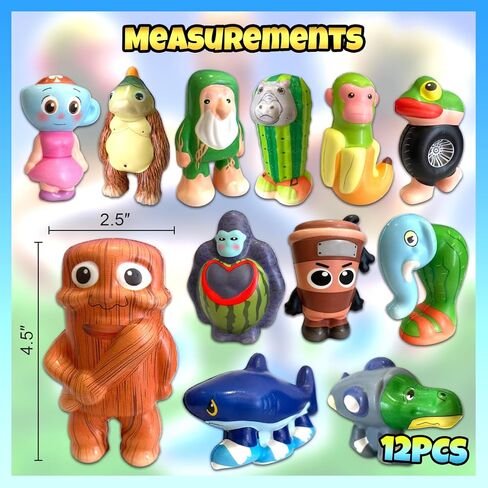 12 Pcs Italian Brainrot Toys Bulk for Kids Party Favors Brain Rot Squeeze Toys Tralalero Tralala Classroom Exchange Prizes Brainrots Birthday Decorations Goodie Bag Party Supplies in Saudi Arabia
