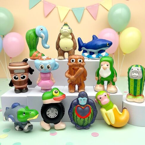 12 Pcs Italian Brainrot Toys Bulk for Kids Party Favors Brain Rot Squeeze Toys Tralalero Tralala Classroom Exchange Prizes Brainrots Birthday Decorations Goodie Bag Party Supplies in Saudi Arabia