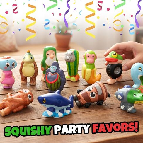 12 Pcs Italian Brainrot Toys Bulk for Kids Party Favors Brain Rot Squeeze Toys Tralalero Tralala Classroom Exchange Prizes Brainrots Birthday Decorations Goodie Bag Party Supplies in Saudi Arabia