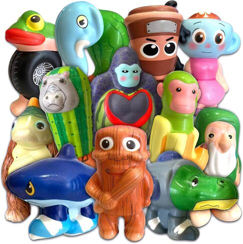 12 Pcs Italian Brainrot Toys Bulk for Kids Party Favors Brain Rot Squeeze Toys Tralalero Tralala Classroom Exchange Prizes Brainrots Birthday Decorations Goodie Bag Party Supplies in Saudi Arabia