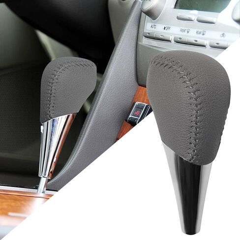 غطاء رأس مقبض ناقل الحركة من QianBao متوافق مع Toyota Camry 2007-2014 Corolla 2009-2013 RAV4 2006-2011 Highlander 2008-2013 ملحقات السيارة الداخلية باللون الرمادي ﻿ in Kuwait