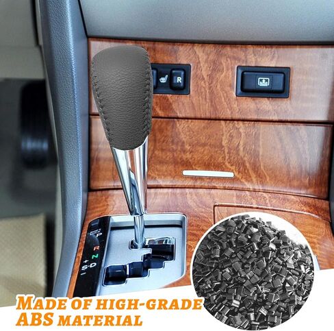 غطاء رأس مقبض ناقل الحركة من QianBao متوافق مع Toyota Camry 2007-2014 Corolla 2009-2013 RAV4 2006-2011 Highlander 2008-2013 ملحقات السيارة الداخلية باللون الرمادي ﻿ in Kuwait