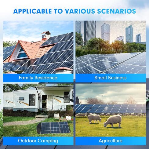 عاكس صغير لشبكة الطاقة الشمسية 800 وات، SMI800W 120 فولت تيار متردد، مخرج مرتبط بالشبكة مع تتبع تطبيق واي فاي الذكي، عاكس موجة جيبية نقي بكفاءة 96% للسكن العائلي والمنزل وتوفير الطاقة للشركات الصغيرة in Kuwait