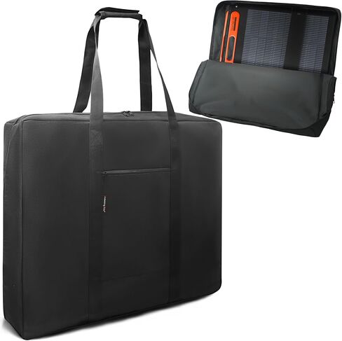 Solar Panel Travel Bag Compatible with 2 Jackery 100W / 200W, Padded Portable Solar Panel Storage Bag Compatible with Jackery SolarSaga 100W 100X 200W (200W | 27.5"×24.5"×6") in Saudi Arabia