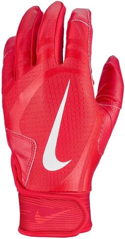 Nike Youth Alpha Huarache Edge Batting Gloves (Red/White, Small) in Saudi Arabia