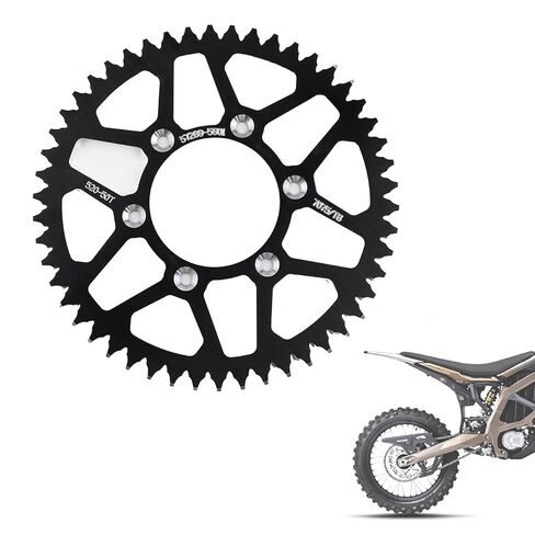 46T Sprocke CNC for Surron Ultra Bee,Motorcycle Rear Sprocke 7075 Aviation Aluminum Alloy for Electric Dirt Bike Sur Ron Ultra Bee in Kuwait