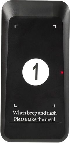 Retekess TD157S Restaurant Pager System, Buzzers for Restaurant, 2 Call Modes, Outdoor 400M, 200 mAh Battery, for Food Trucks, Bars, Hospitals (1 Pager) in Kuwait