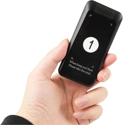 Retekess TD157S Restaurant Pager System, Buzzers for Restaurant, 2 Call Modes, Outdoor 400M, 200 mAh Battery, for Food Trucks, Bars, Hospitals (1 Pager) in Kuwait