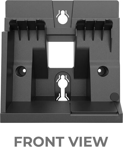 Poly CCX 500/505 Wall Mount Bracket for Desk Phones Only, Secure Precision Fit for Cleaner Workstations and Common Areas, Easy Access, Part 89D06AA, 2200-49713-001, Includes Global Teck Cloth in Kuwait