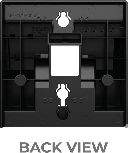 Poly CCX 500/505 Wall Mount Bracket for Desk Phones Only, Secure Precision Fit for Cleaner Workstations and Common Areas, Easy Access, Part 89D06AA, 2200-49713-001, Includes Global Teck Cloth in Kuwait
