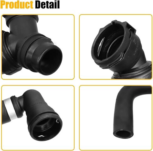 Upper Radiator Hose Y-Connector Lower Compatible with Ford F150 5.0L 2011 2012 2013 2014 2015 2016 2017 2018 2019 2020 Replace # DR3Z-8566-A CL3Z 8260-A BL3Z 8C350-A in Saudi Arabia