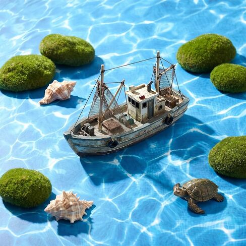 6 Pcs Artificial Ripple Water Effect Sheet Self Adhesive, Ocean Diorama Supplies Paper, 11.8 X 8.3 Water Wave Effect Stickers for Miniature Sand Table Model Decor Lake(2 Styles) in Saudi Arabia