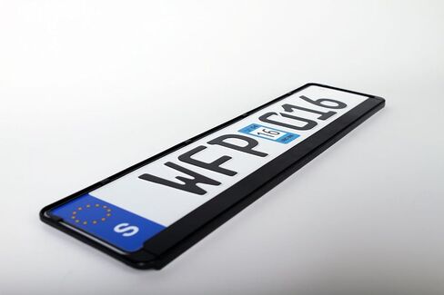 Sweden Euro Plate Package - Plate with Taxation Seal, Frame & Mounting Screws in Kuwait