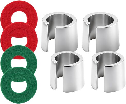 4PCS Positive & Negative Car Battery Terminal Shim,Lead Car Battery Post Shims Kit Includes 4PCS Washers to Repair Worn Posts,Essential Cars Batteries Shim Cars Accessories in Saudi Arabia