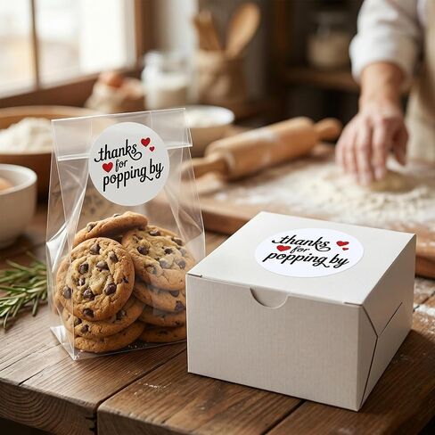 Thanks for Popping by Round Stickers: Strong Adhesive Red Heart Popcorn Party Favors 120 Pcs 1.6" Decals for Envelopes Treat Bags Wedding Baby Shower Graduation Anniversary Celebration Decor in Saudi Arabia