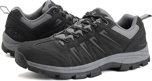 OL OUTJET LEGEND Men's Waterproof Hiking Shoes Leather Comfortable Lightweight Anti-Slip Outdoor Walking Work Sneakers in Saudi Arabia